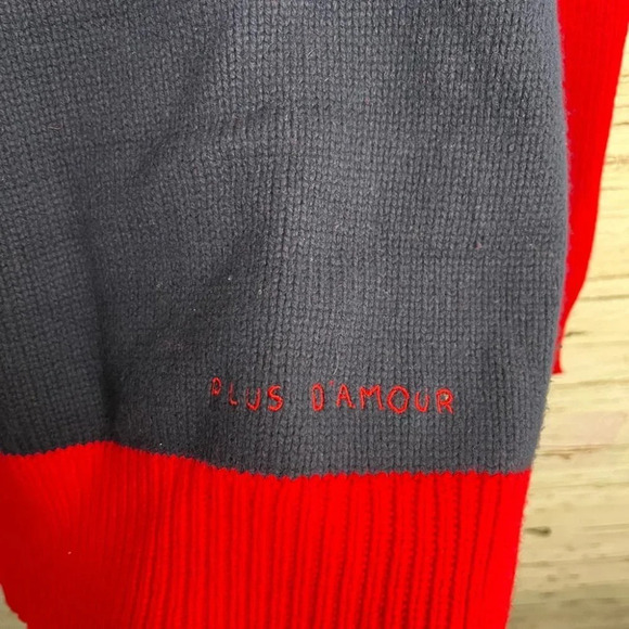 Sundry red blue sweater size medium - Picture 9 of 9